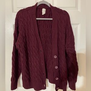 EUC Joie Cable Knit Cardigan